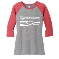 Kalashnikov AK47 Classic Women's Tri-Blend 3/4-Sleeve Raglan Shirt