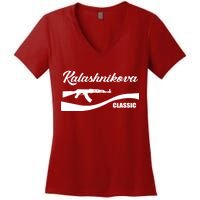 Kalashnikov AK47 Classic Women's V-Neck T-Shirt