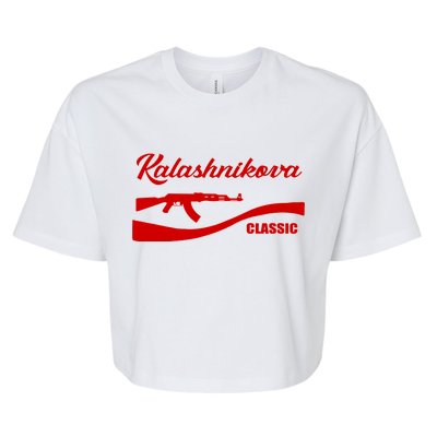 Kalashnikov AK47 Classic Bella+Canvas Jersey Crop Tee