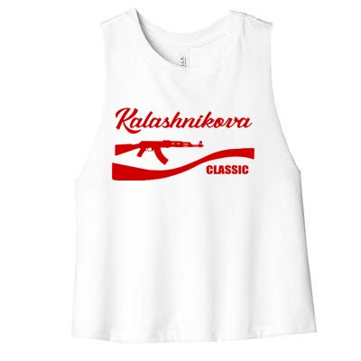 Kalashnikov AK47 Classic Women's Racerback Cropped Tank