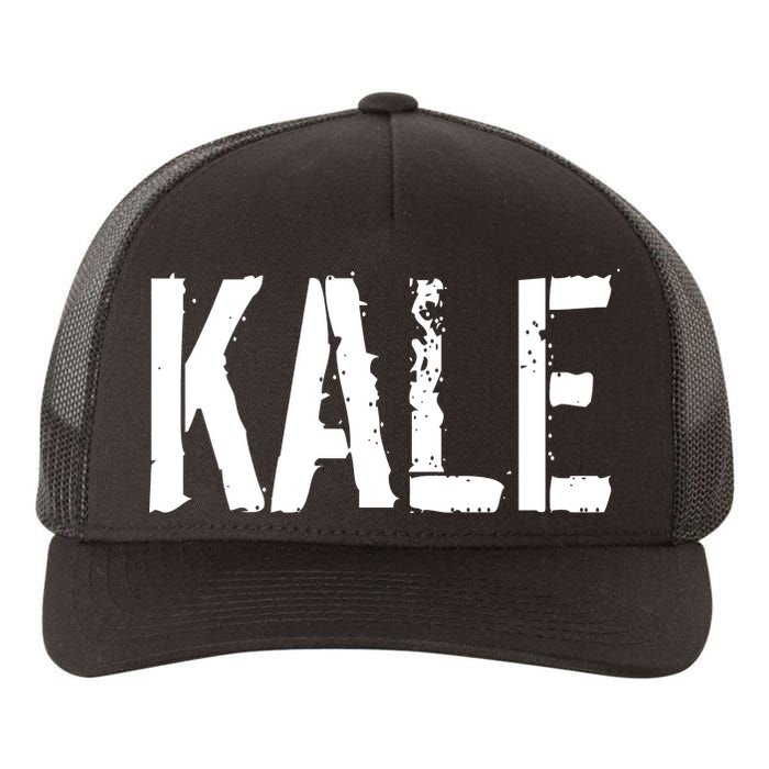 Kale Vegan Vegetarian Funny Parody Yupoong Adult 5-Panel Trucker Hat