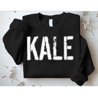 Kale Vegan Vegetarian Funny Parody Sweatshirt