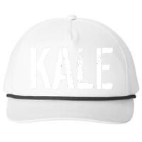 Kale Vegan Vegetarian Funny Parody Snapback Five-Panel Rope Hat