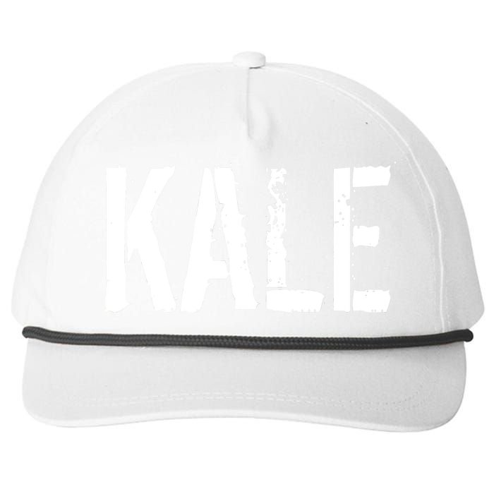 Kale Vegan Vegetarian Funny Parody Snapback Five-Panel Rope Hat