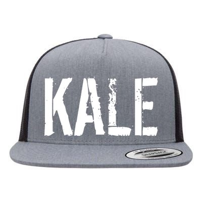 Kale Vegan Vegetarian Funny Parody Flat Bill Trucker Hat