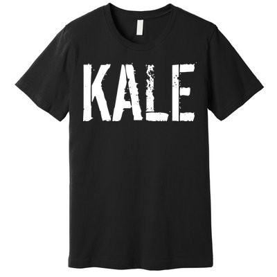 Kale Vegan Vegetarian Funny Parody Premium T-Shirt