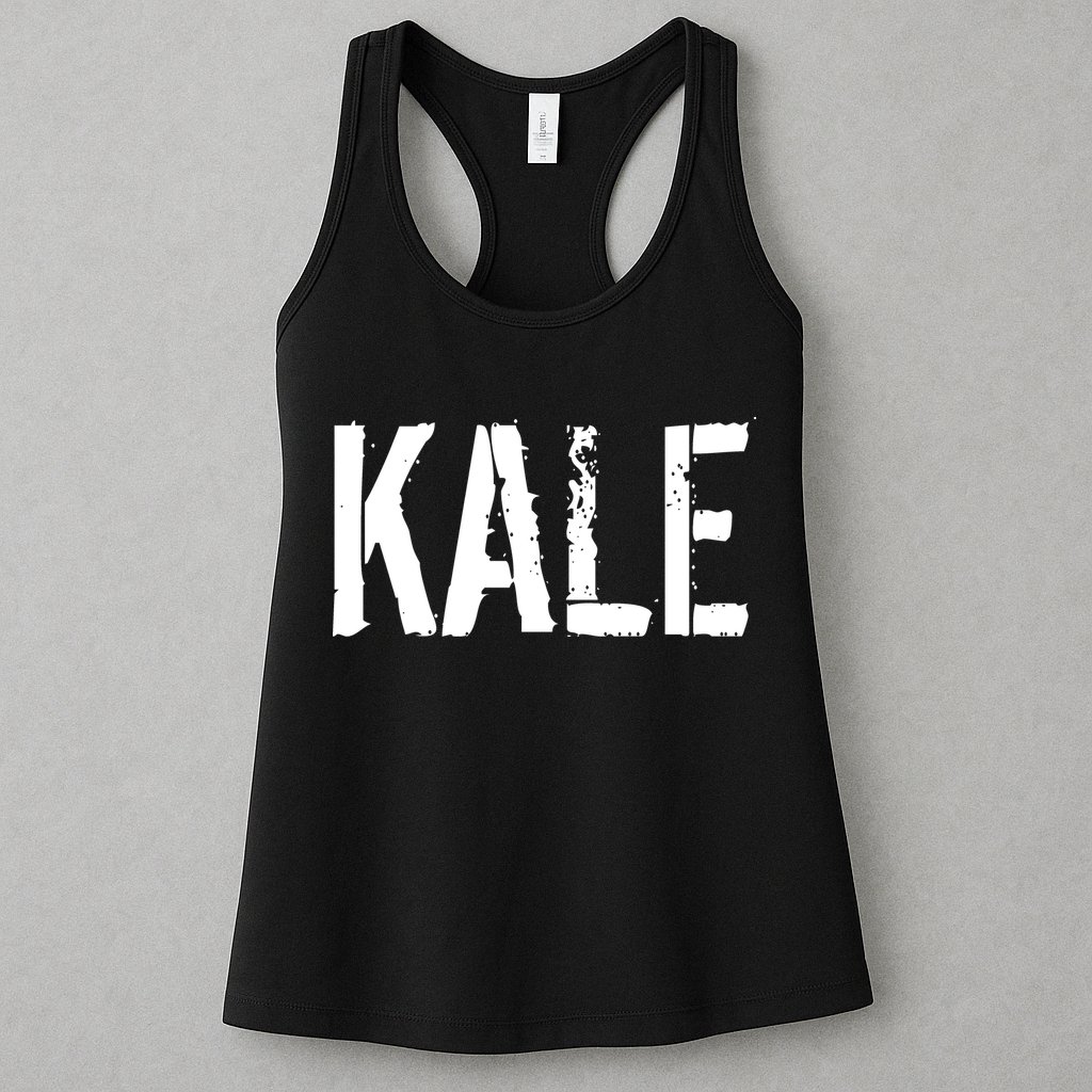 Kale Vegan Vegetarian Funny Parody Womens Tank Top