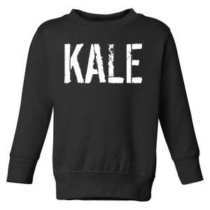 Kale Vegan Vegetarian Funny Parody Toddler Sweatshirt