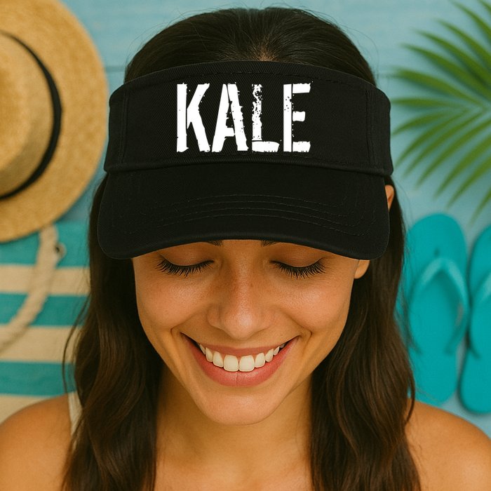 Kale Vegan Vegetarian Funny Parody Visor