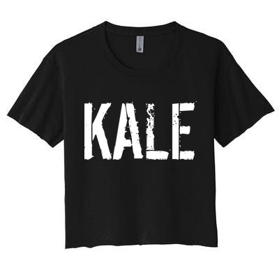 Kale Vegan Vegetarian Funny Parody Crop Top