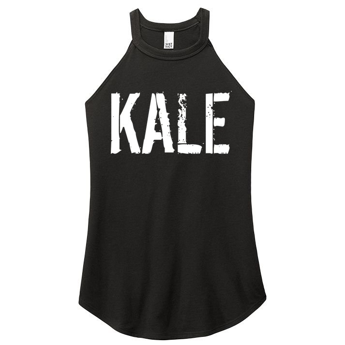 Kale Vegan Vegetarian Funny Parody Women's Perfect Tri Rocker Tank