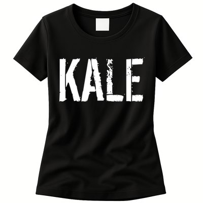 Kale Vegan Vegetarian Funny Parody Womens T-Shirt