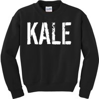 Kale Vegan Vegetarian Funny Parody Kids Sweatshirt