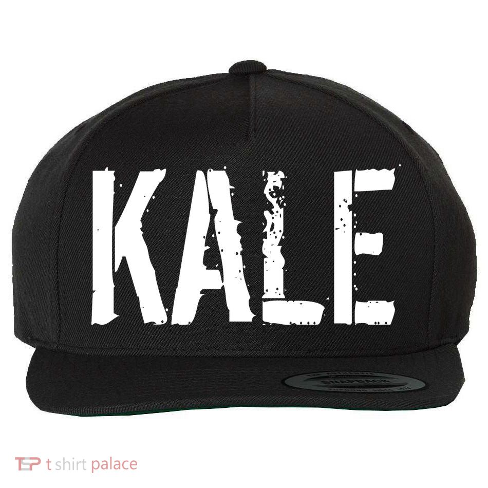 Kale Vegan Vegetarian Funny Parody Wool Snapback Cap
