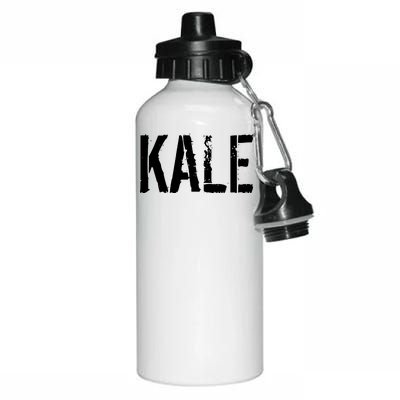 Kale Vegan Vegetarian Funny Parody Aluminum Water Bottle