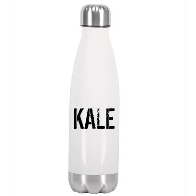 Kale Vegan Vegetarian Funny Parody Stainless Steel Insulated Water Bottle