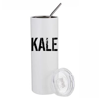 Kale Vegan Vegetarian Funny Parody Stainless Steel Tumbler