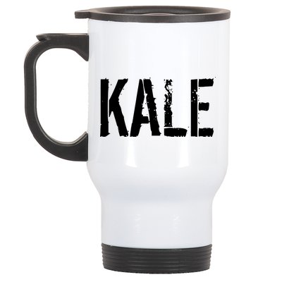 Kale Vegan Vegetarian Funny Parody Stainless Steel Travel Mug