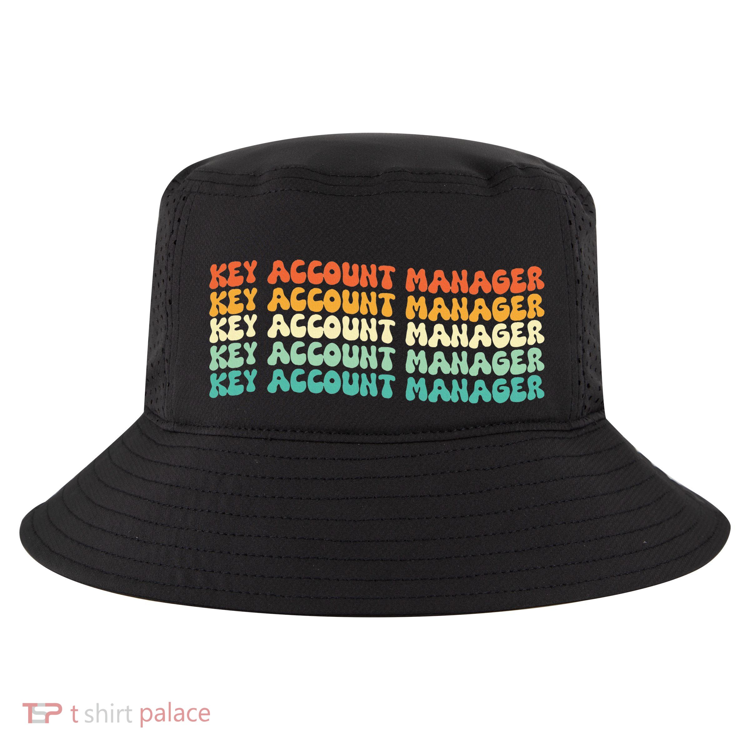 Key Account Manager Job Title Cool Comfort Performance Bucket Hat