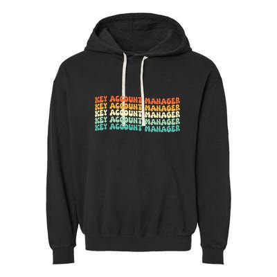 Key Account Manager Job Title Garment-Dyed Fleece Hoodie