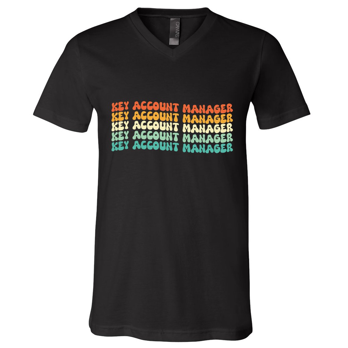 Key Account Manager Job Title V-Neck T-Shirt