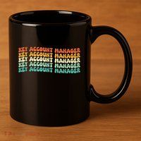 Key Account Manager Job Title 11oz C Handle Ceramic Mug