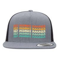 Key Account Manager Job Title Flat Bill Trucker Hat