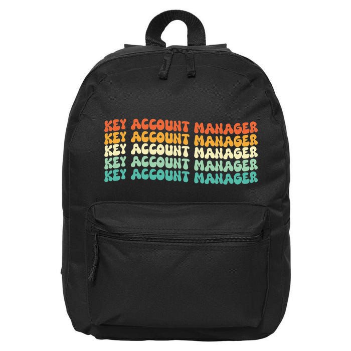 Key Account Manager Job Title 16 in Basic Backpack