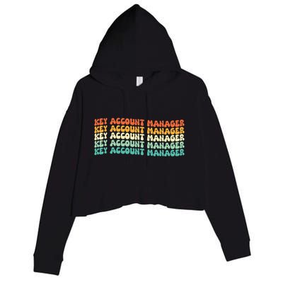 Key Account Manager Job Title Crop Fleece Hoodie