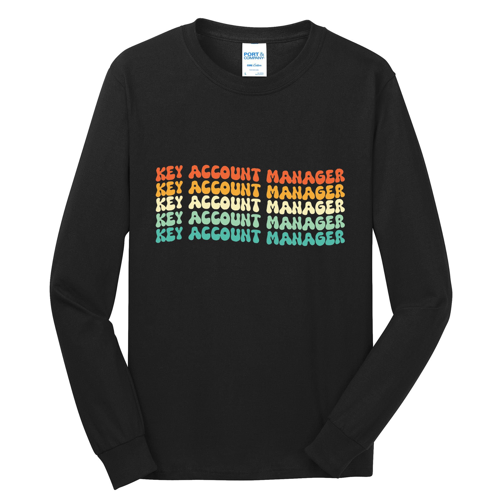 Key Account Manager Job Title Tall Long Sleeve T-Shirt