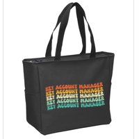 Key Account Manager Job Title Zip Tote Bag
