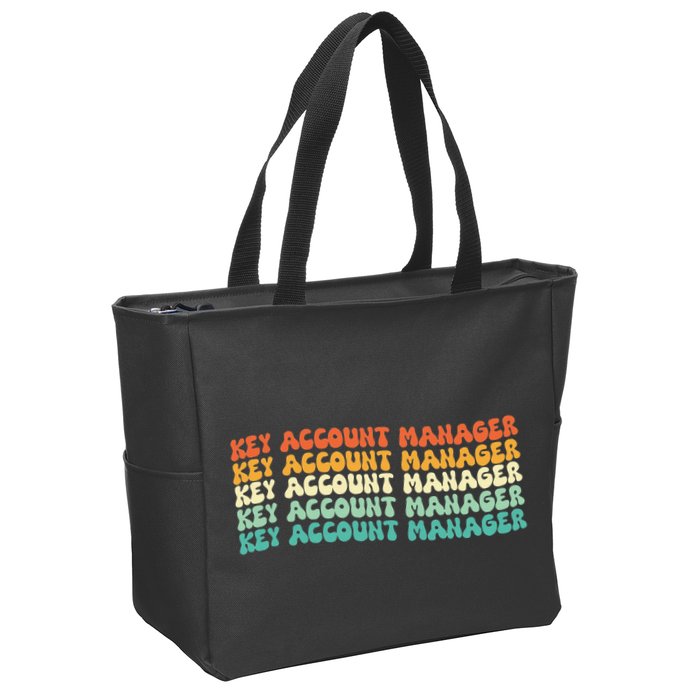 Key Account Manager Job Title Zip Tote Bag