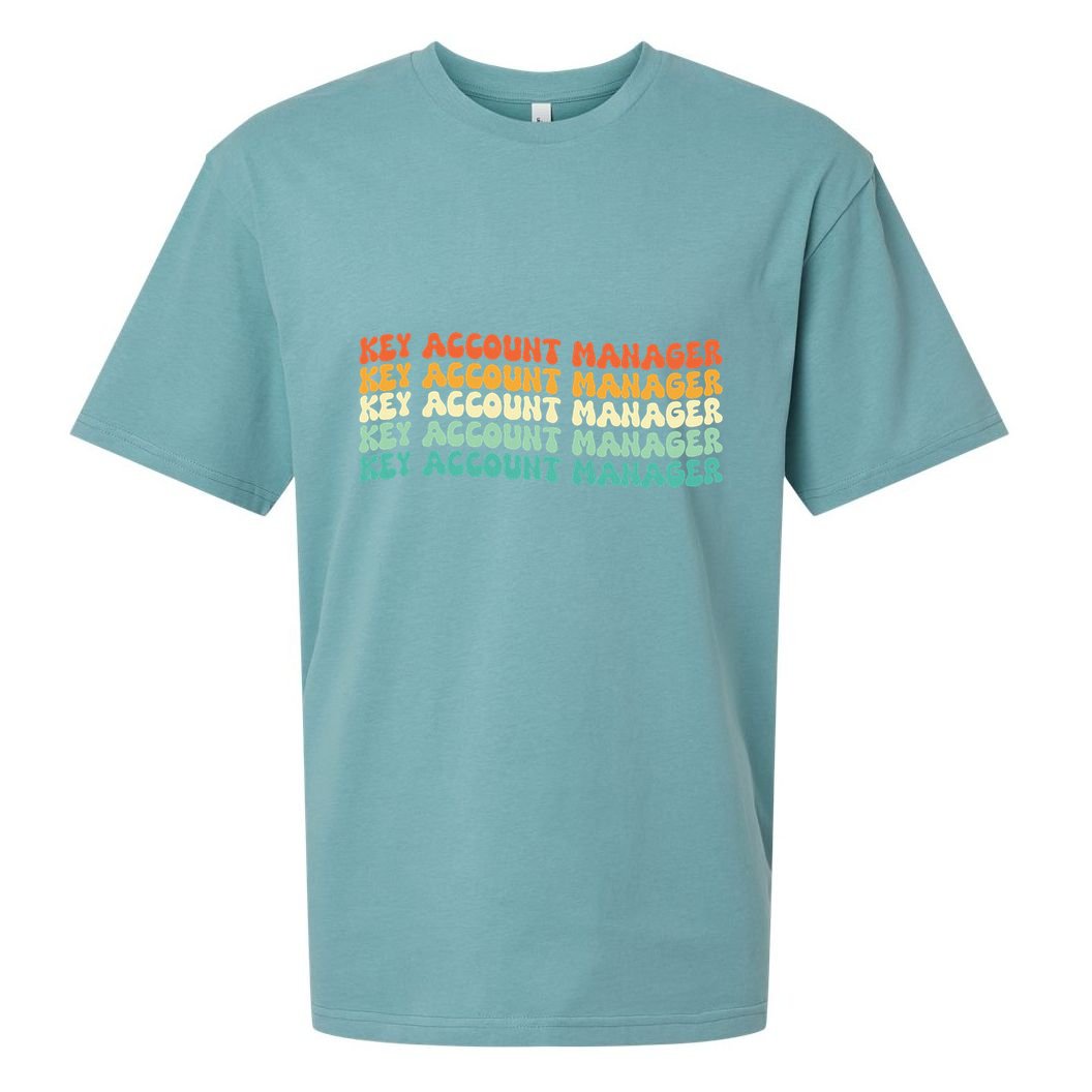 Key Account Manager Job Title Sueded Cloud Jersey T-Shirt