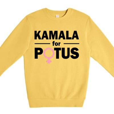 Kamala for Potus Premium Crewneck Sweatshirt