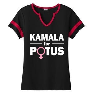 Kamala for Potus Ladies Halftime Notch Neck Tee