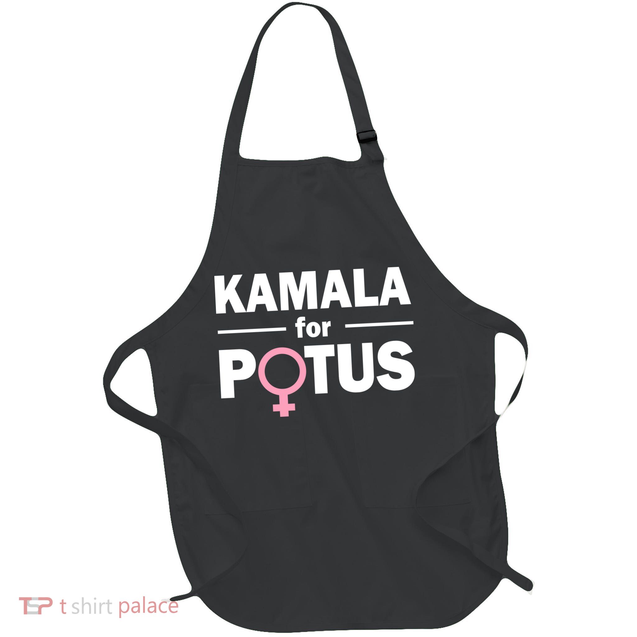 Kamala for Potus Full-Length Apron With Pockets