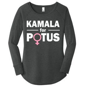 Kamala for Potus Women's Perfect Tri Tunic Long Sleeve Shirt