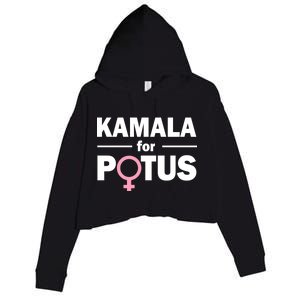 Kamala for Potus Crop Fleece Hoodie