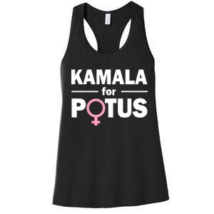 Kamala for Potus Women's Racerback Tank