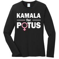 Kamala for Potus Ladies Long Sleeve Shirt