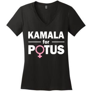 Kamala for Potus Women's V-Neck T-Shirt