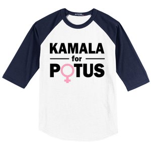 Kamala for Potus Baseball Sleeve Shirt