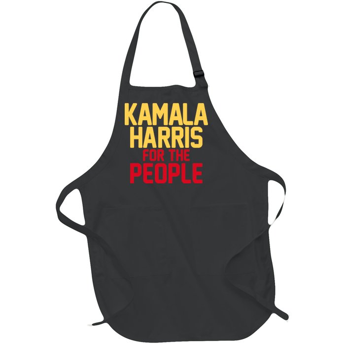 Kamala Harris For The People Full-Length Apron With Pockets