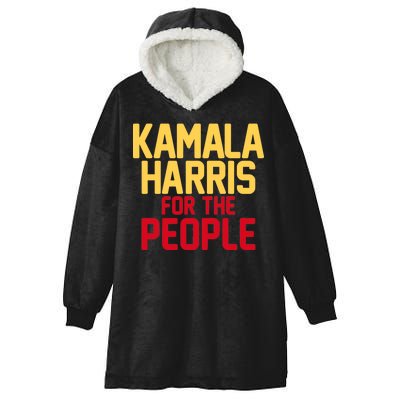 Kamala Harris For The People Hooded Wearable Blanket