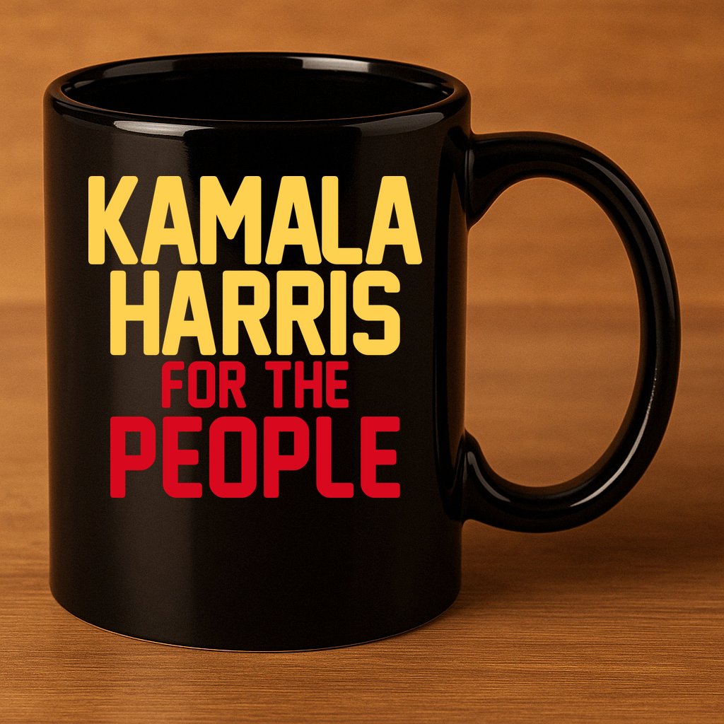 Kamala Harris For The People 11oz C Handle Ceramic Mug