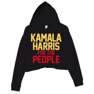 Kamala Harris For The People Crop Fleece Hoodie