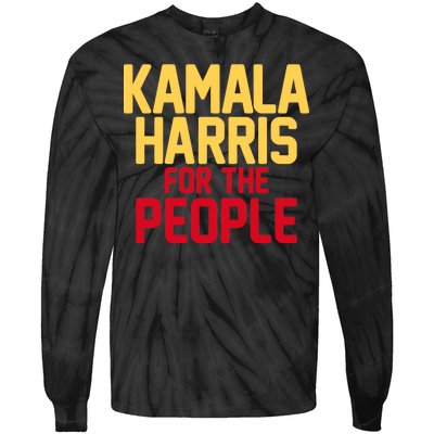 Kamala Harris For The People Tie-Dye Long Sleeve Shirt