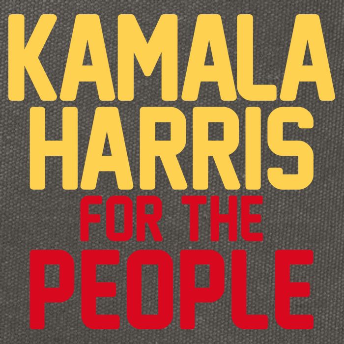 Kamala Harris For The People Cotton Canvas Backpack