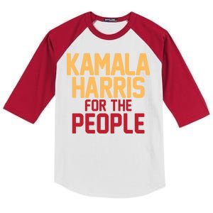 Kamala Harris For The People Kids Colorblock Raglan Jersey