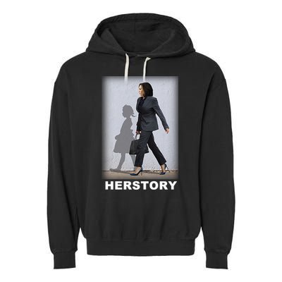 Kamala Harris Herstory Making History Garment-Dyed Fleece Hoodie